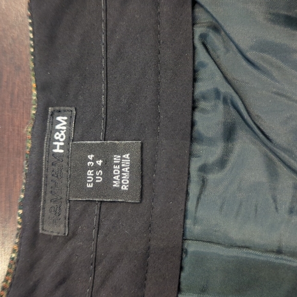 H&M gorgeous plaid skirt size 4 - Picture 8 of 11